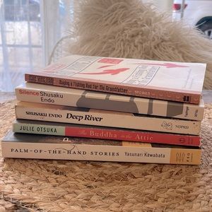 Set of 5 Books | Yasunari Kawabata | Julie Otsuka | Shusaku Endo |Gao Xing Jian